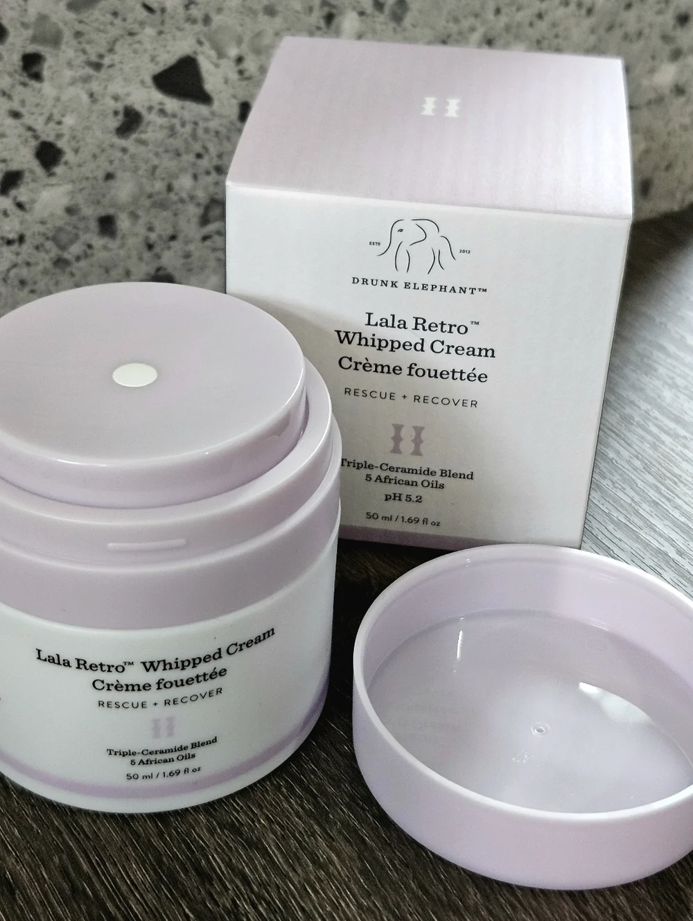 Drunk Elephant Lala Retro Whipped Cream Moisturizer Nourishing Refillable NEW